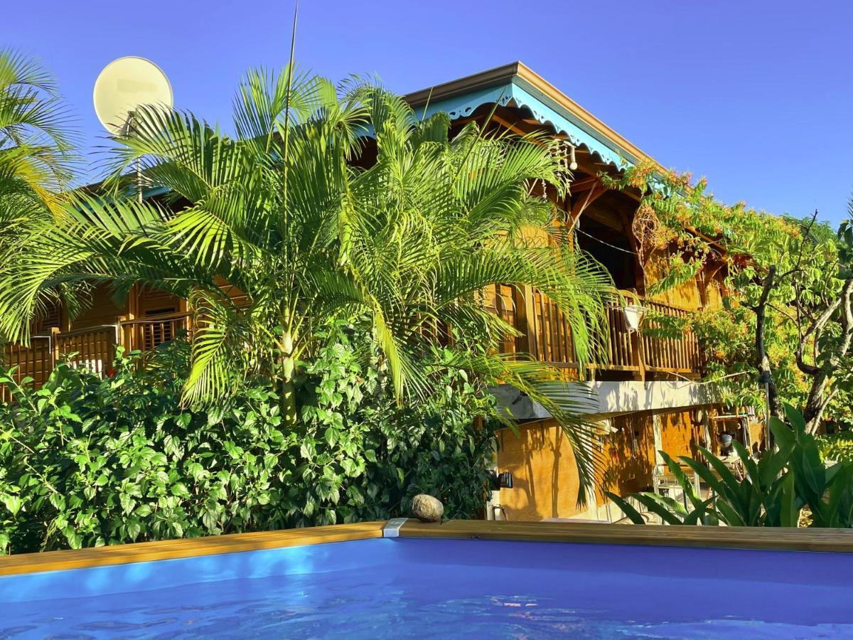 Villa Nature Caraibe Lodge, Vue Mer, Piscine Privee Deshaies Luaran gambar