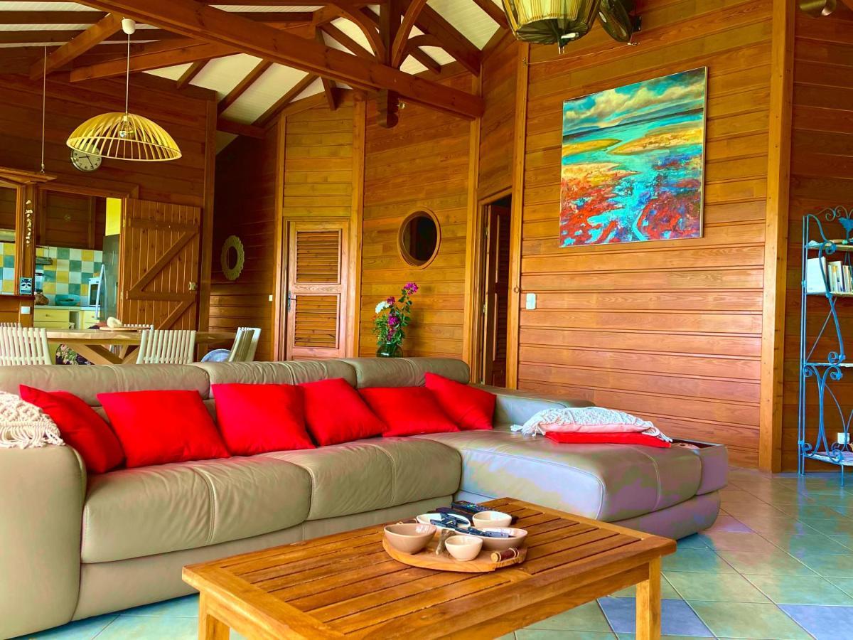 Villa Nature Caraibe Lodge, Vue Mer, Piscine Privee Deshaies Luaran gambar