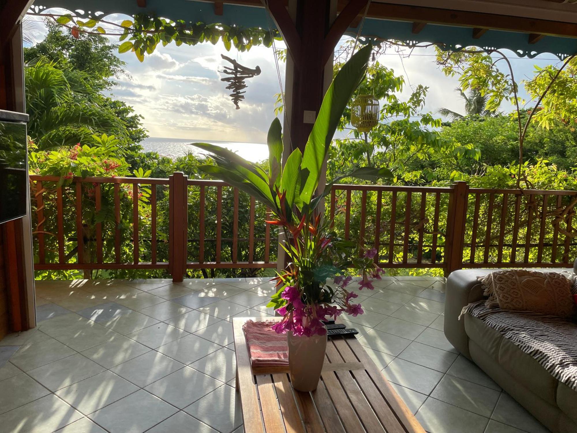 Villa Nature Caraibe Lodge, Vue Mer, Piscine Privee Deshaies Luaran gambar